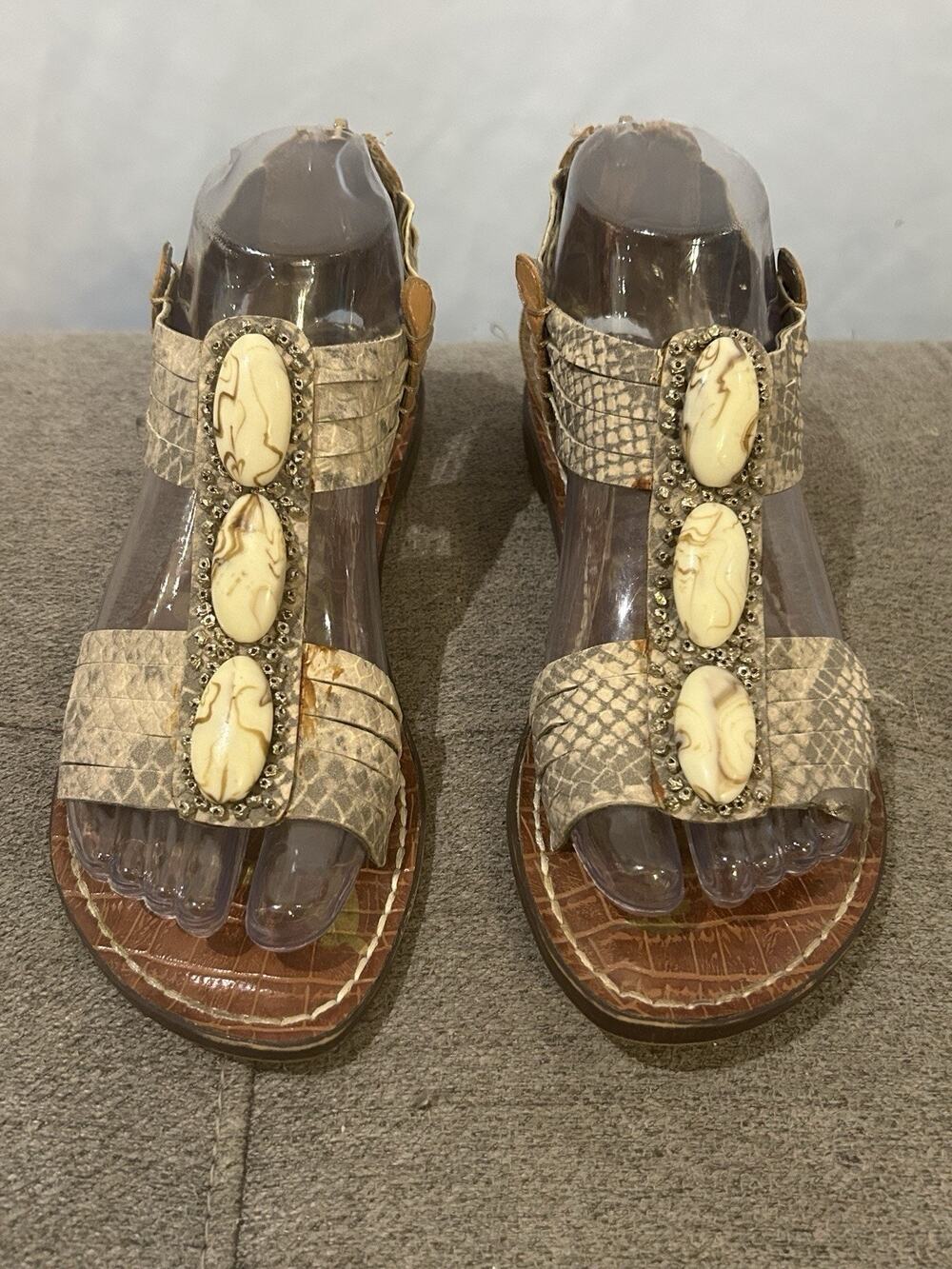 Sam Edelman Flat Strappy Sandals Women's size 6.5 M